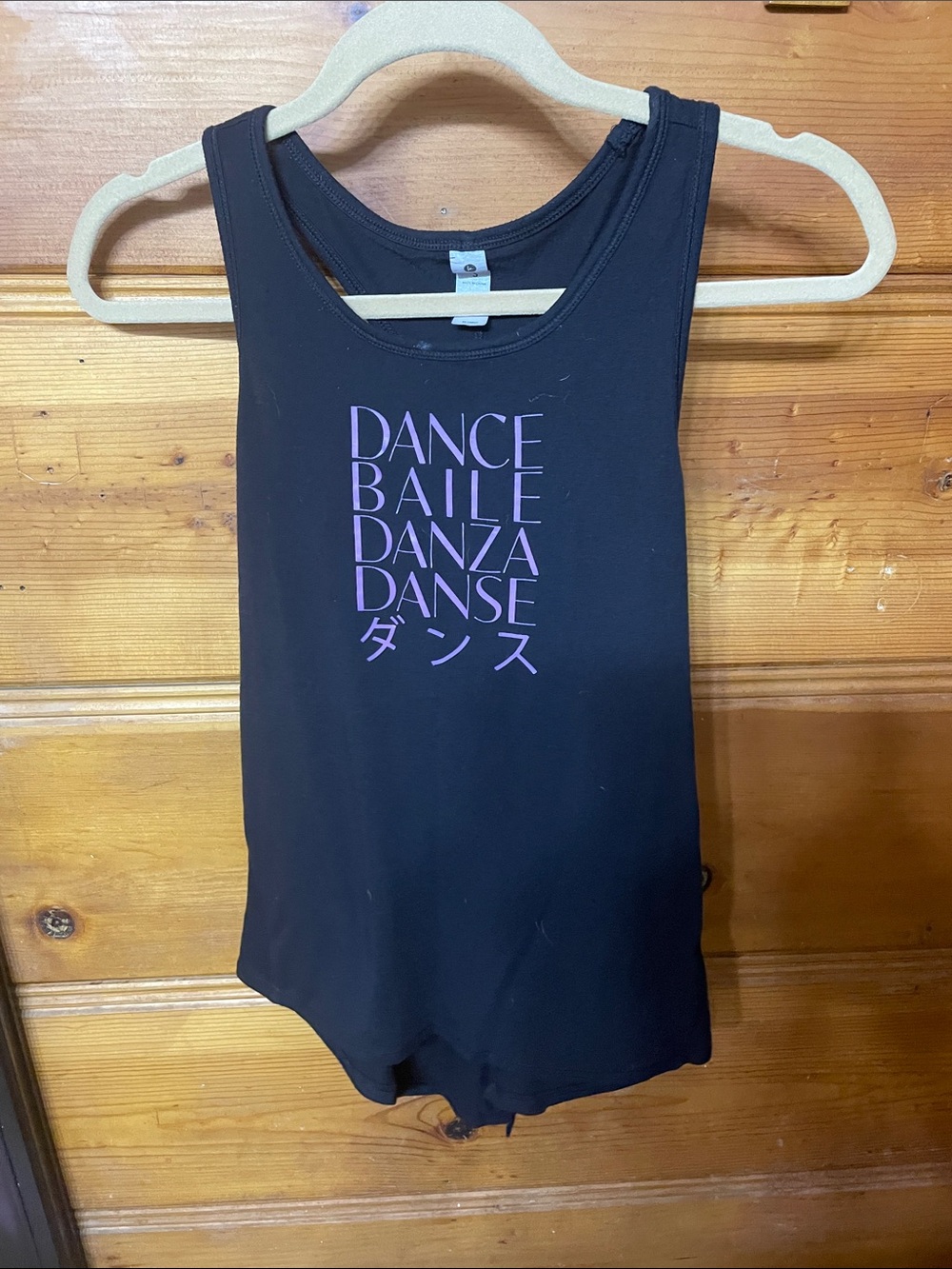 Jazzercise 90 Degree By Reflex Black Tank Top
